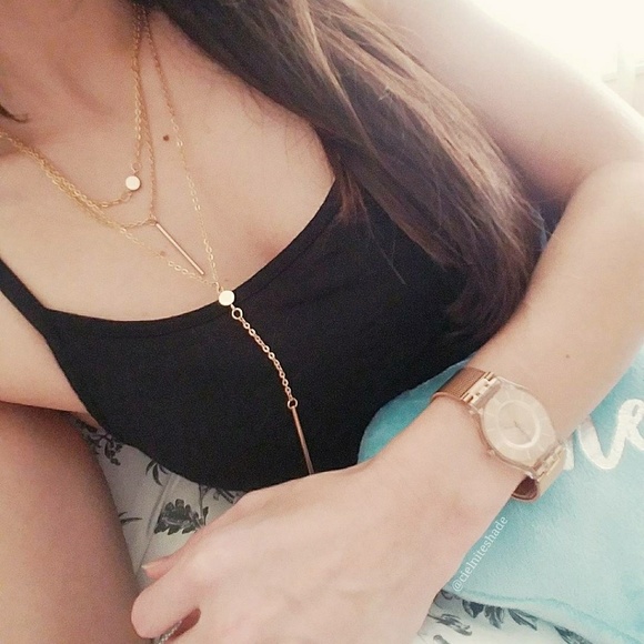 Sip N' Sparkle Jewelry - Layered Gold Necklace Sip N' Sparkle Jewelry - Layered Gold Necklace
